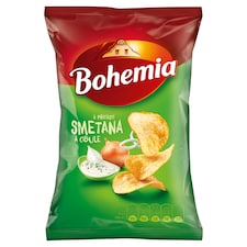 Bohemia Chips s příchutí smetana a cibule 60g