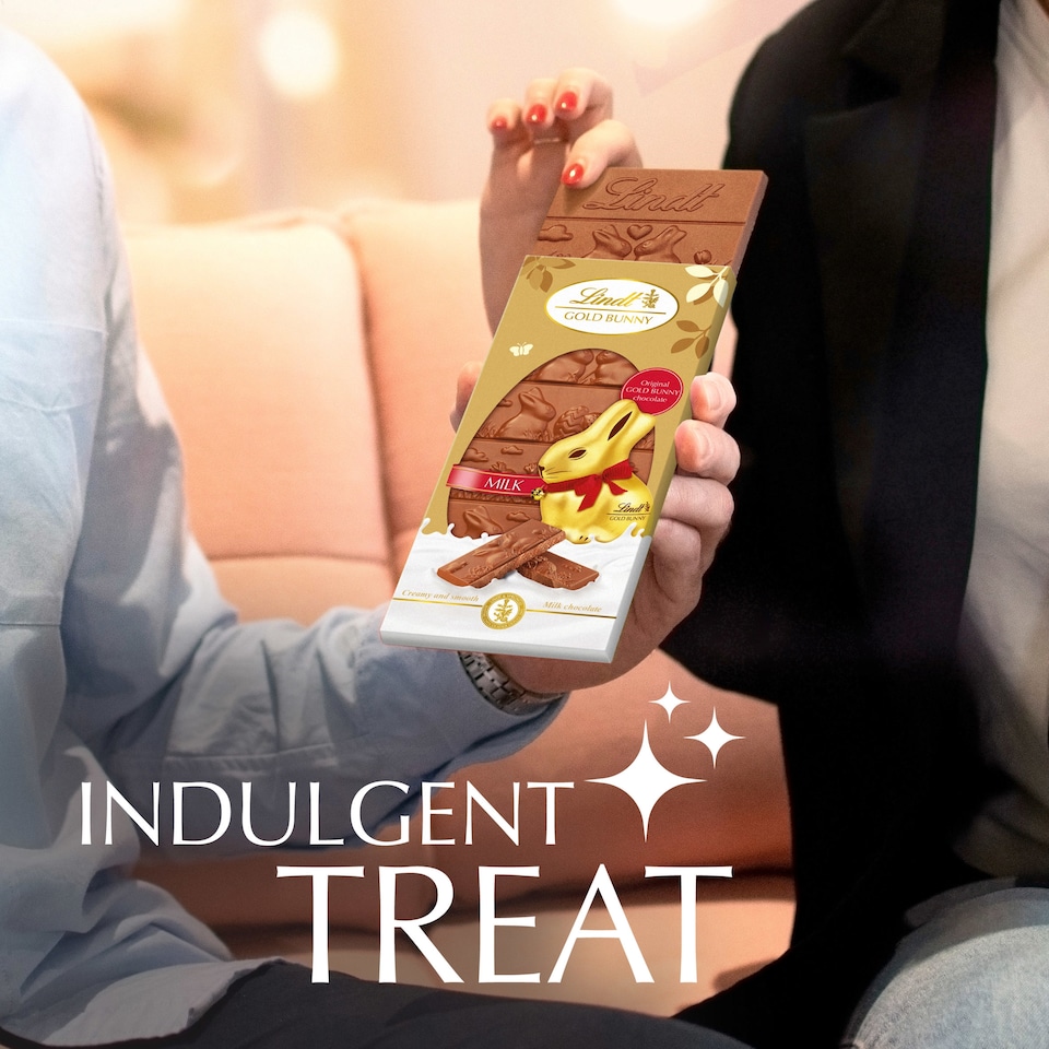 image 1 of Lindt Gold Bunny Chocolate Bar 120G