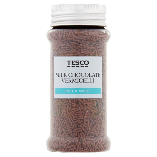 Tesco Milk Chocolate Vermicelli 70G Tesco Groceries