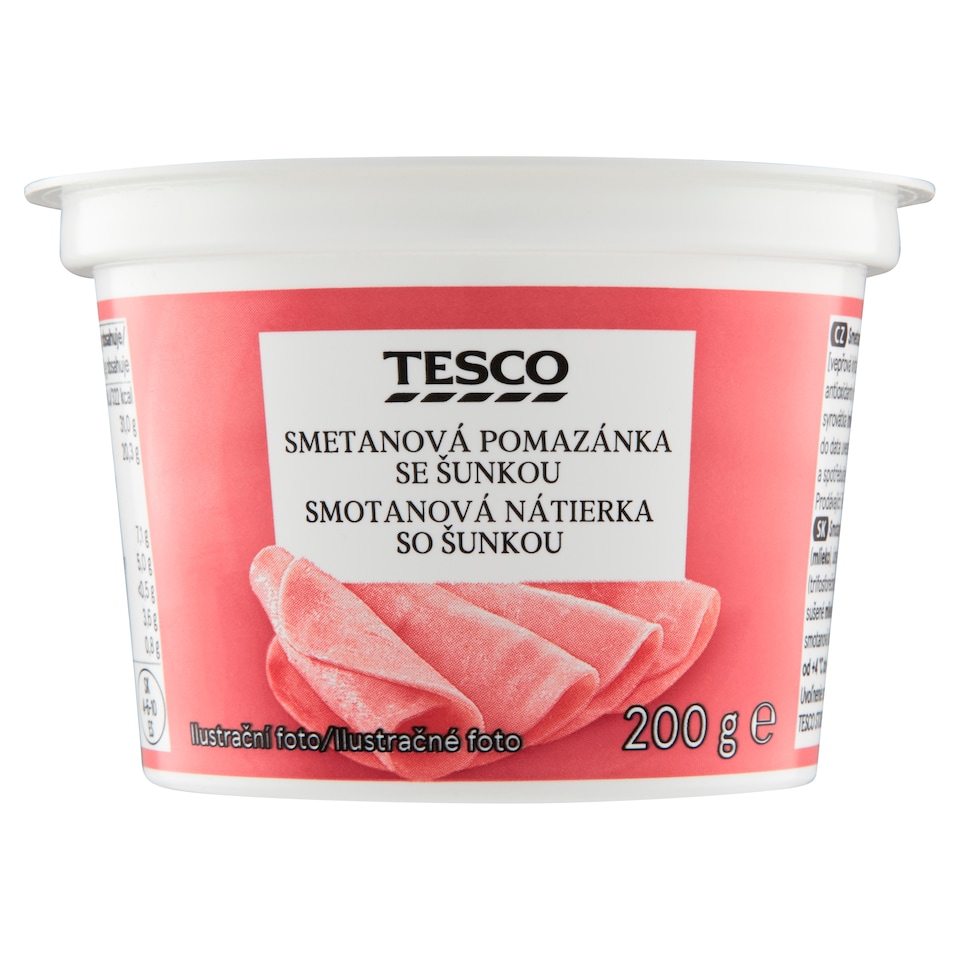 Tesco Smotanová nátierka so šunkou 200 g