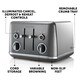 image 2 of Breville Lustra Grey Toaster