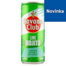 Havana Club Lime Mojito miešaný alkoholický nápoj sýtený 250 ml