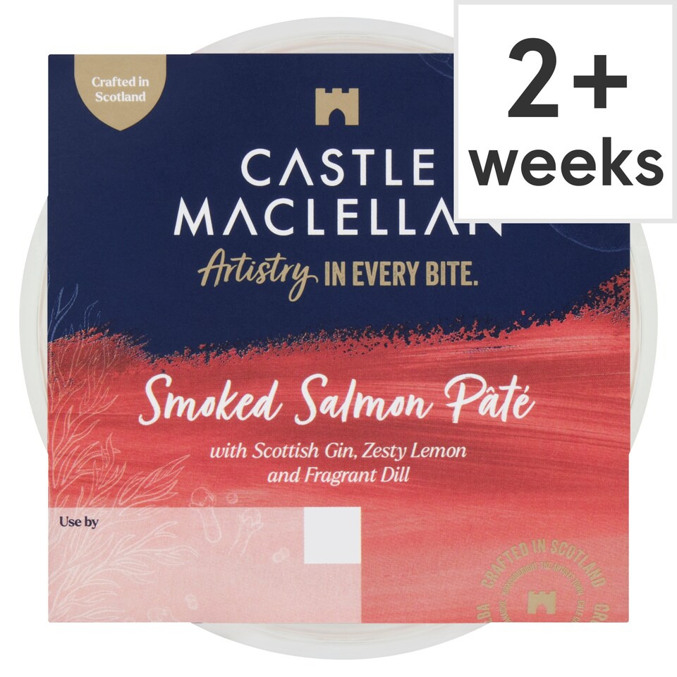 image 1 of Castle MacLellan Smoked Salmon Pate 100g