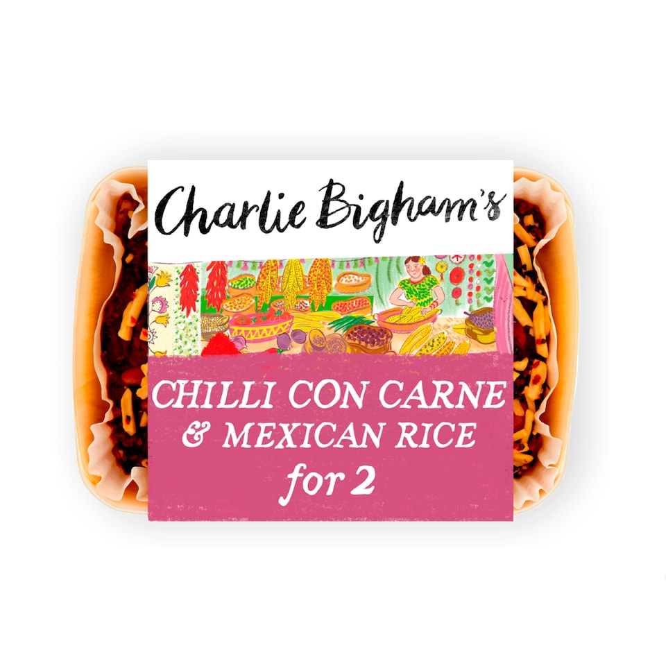 image 1 of Charlie Bigham's Chilli Con Carne & Rice 840G