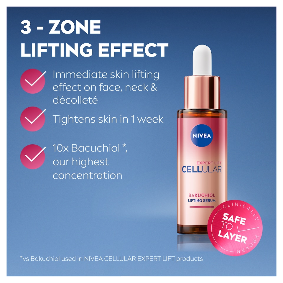 image 1 of NIVEA Cellular Expert Lift 3 Zone Lift Serum 30ml