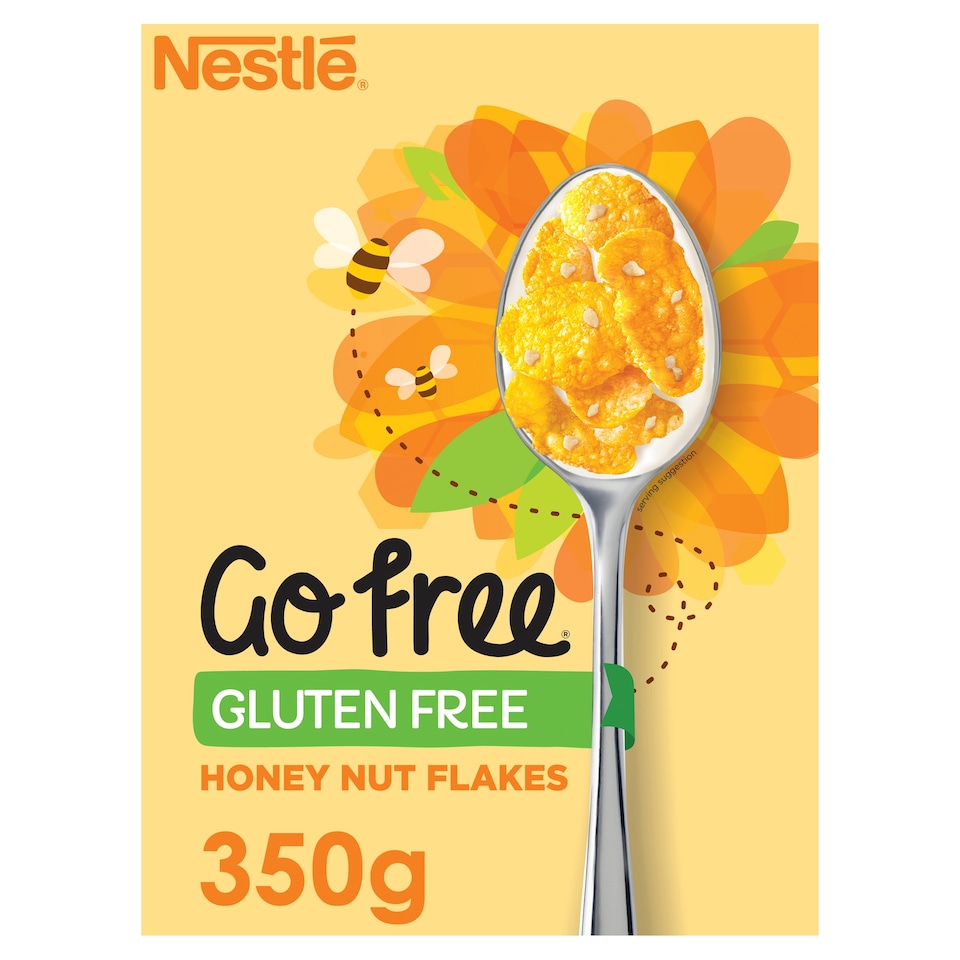 image 1 of Nestlé GoFree Honeynut Flakes Cereal 350g