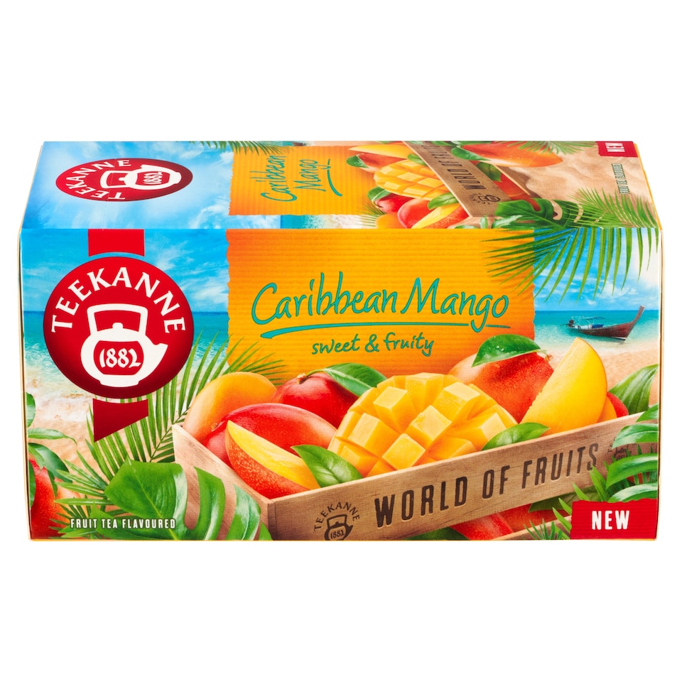 image 1 of Teekanne World of Fruits Caribbean Mango Fruit Herbal Tea 20 x 2.25 g (45 g)