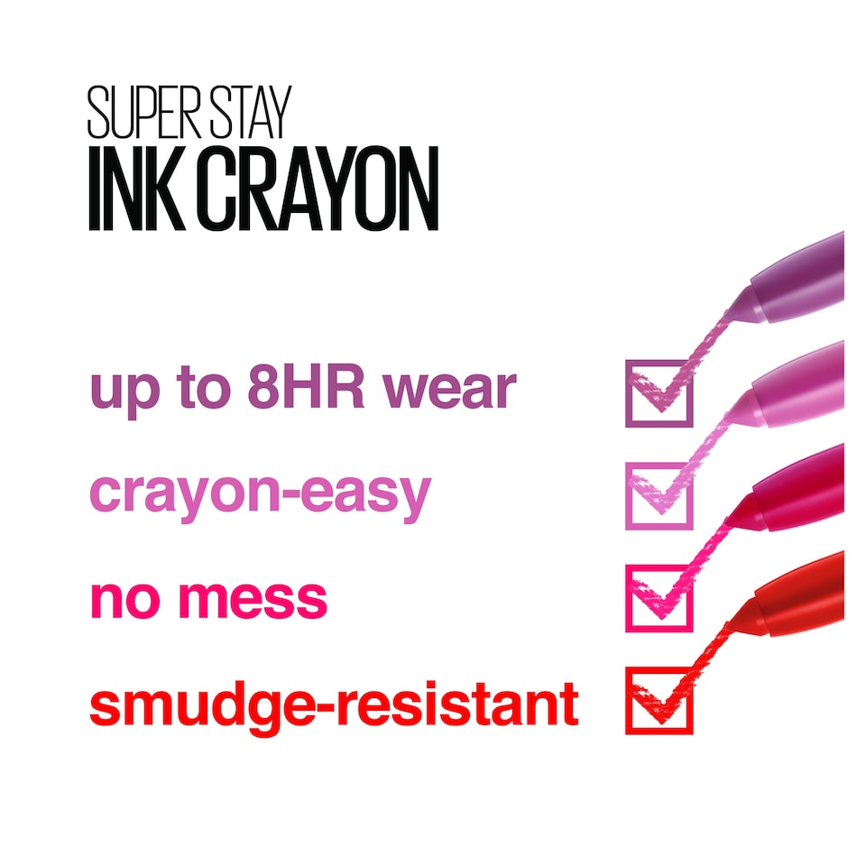 image 1 of Maybelline Superstay Matte Ink Crayon Lipstick - Trust Your Gut 10