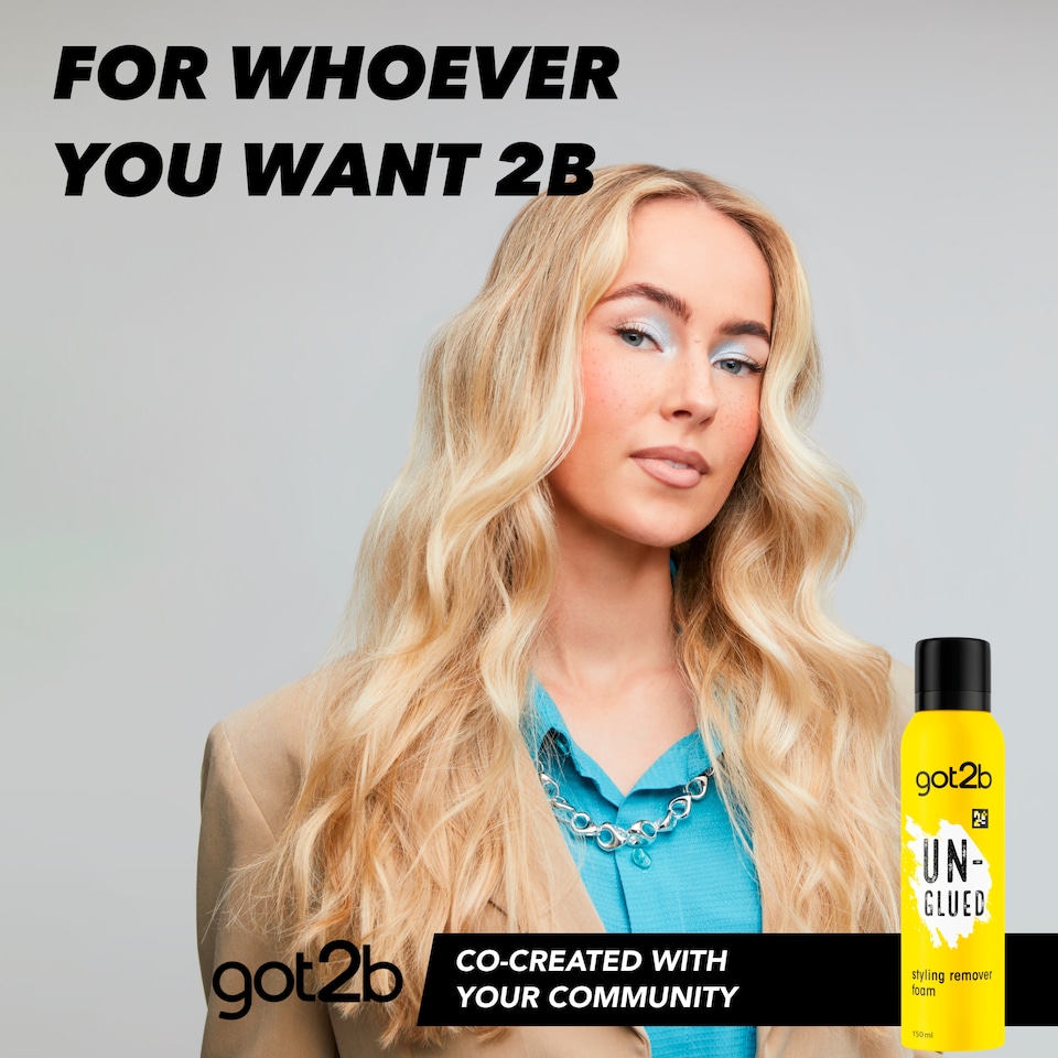 image 1 of got2b Un-Glued Styling Remover Foam 150ml