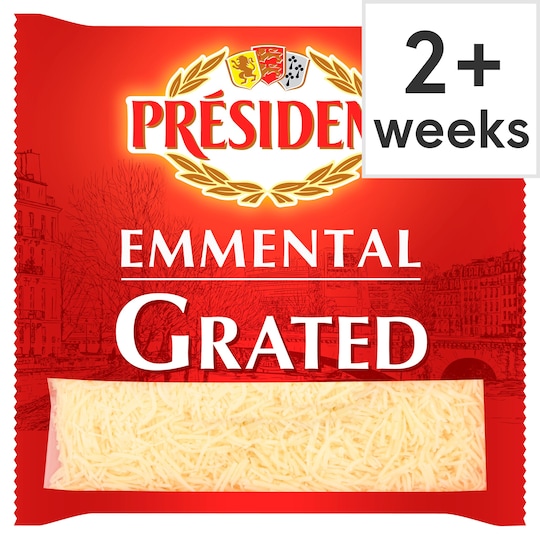 President Grated Emmental 200G Tesco Groceries