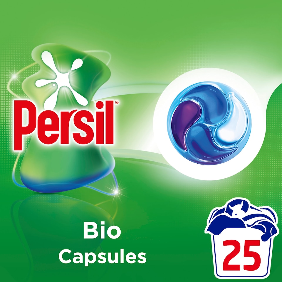 image 1 of Persil Bio 4 in 1 Laundry Washing Detergent Capsules 25 Washes 340g