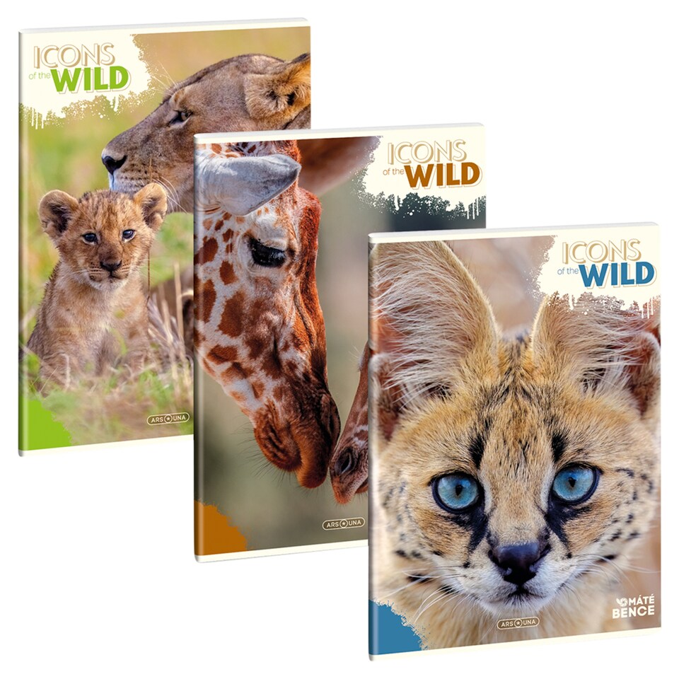 Wild Life Moments kockás füzet A4  1. kép