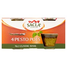SACLA PESTO BASIL SHOT 4 X 45G