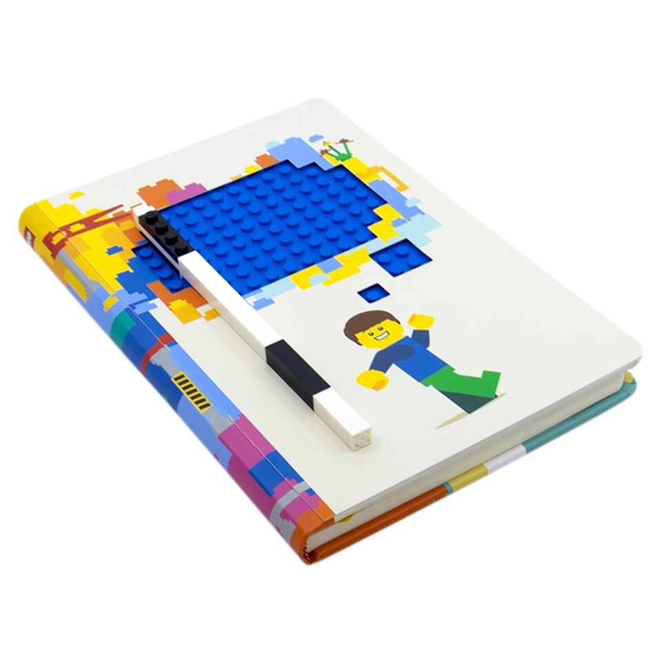 image 1 of Lego Thoughts Reclaim & Recycle Notebook and Gel Pen