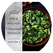 Tesco Finest Dine In Creamed Spinach 250g