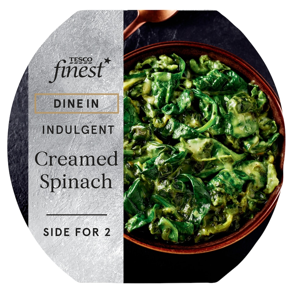 image 1 of Tesco Finest Dine In Creamed Spinach 250g