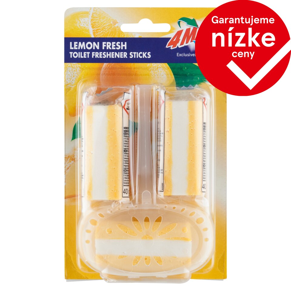 4MAX Lemon Fresh WC blok 3 x 40 g (120 g)