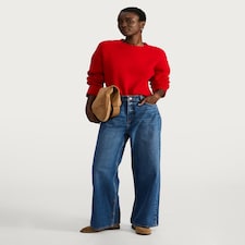 F&F Wide Leg Jeans in Navy