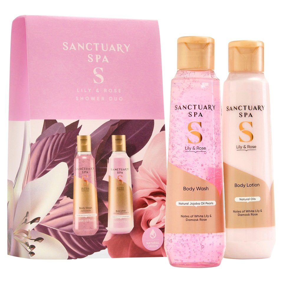 Sanctuary Spa Lily & Rose Shower Duo 