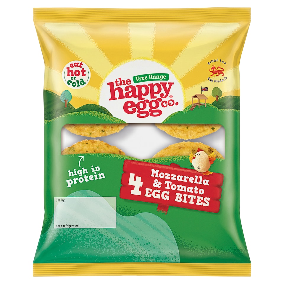 Happy Egg  Tomato & Mozzarella Egg Bites 4 x 40g