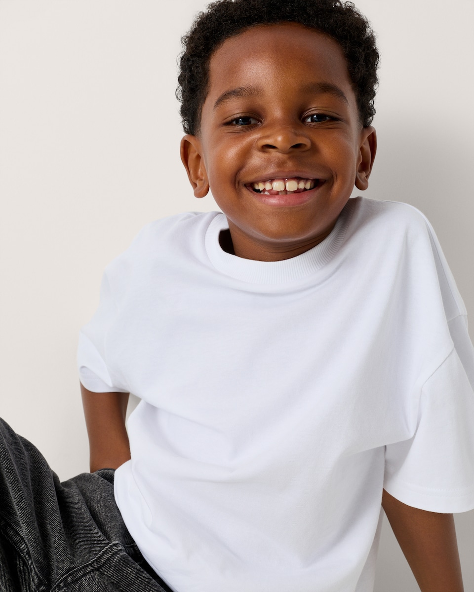 image 1 of F&F Boys 3-Pack Pure Cotton T-Shirts in White