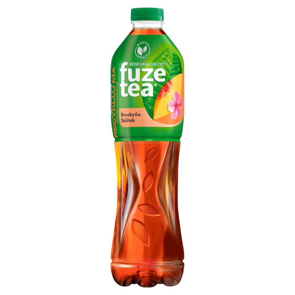 FuzeTea Black Tea broskyňa & ibištek 1,5 l