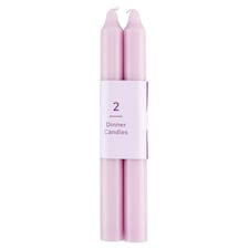 F&F lila asztali gyertya 2 db