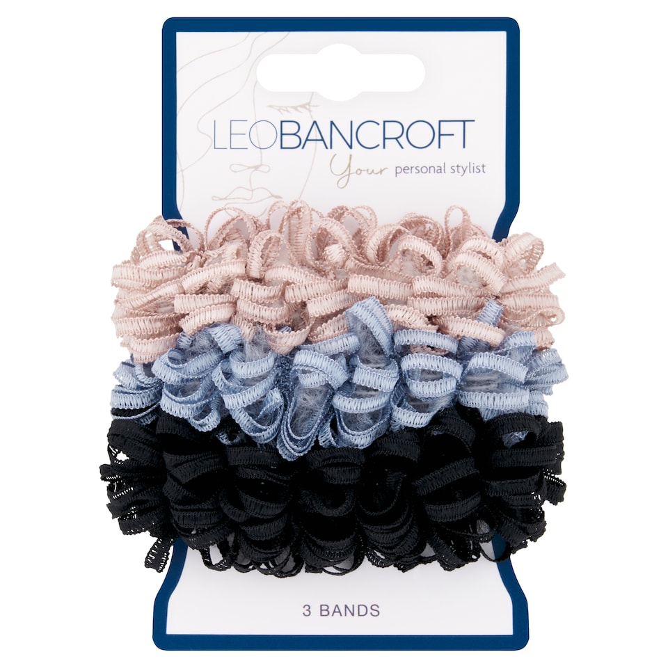 Leo Bancroft Loop Scrunchie 3 Pack