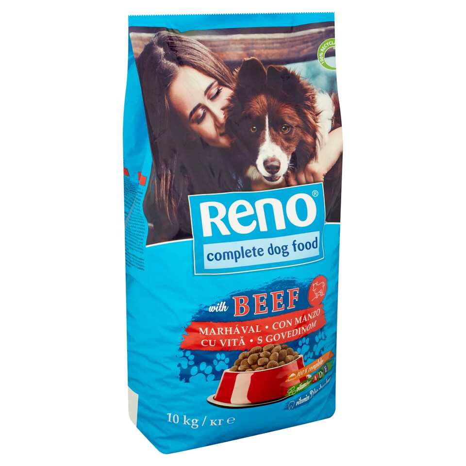 Reno teljes értékű állateledel felnőtt kutyák számára marhával 10 kg