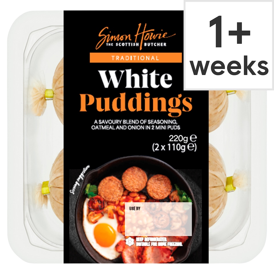 image 1 of Simon Howie Traditional White Pudding 220G