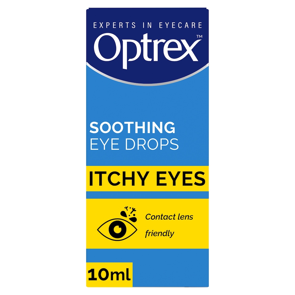 image 1 of Optrex Soothing Itchy Eye Relief Drops 10ml