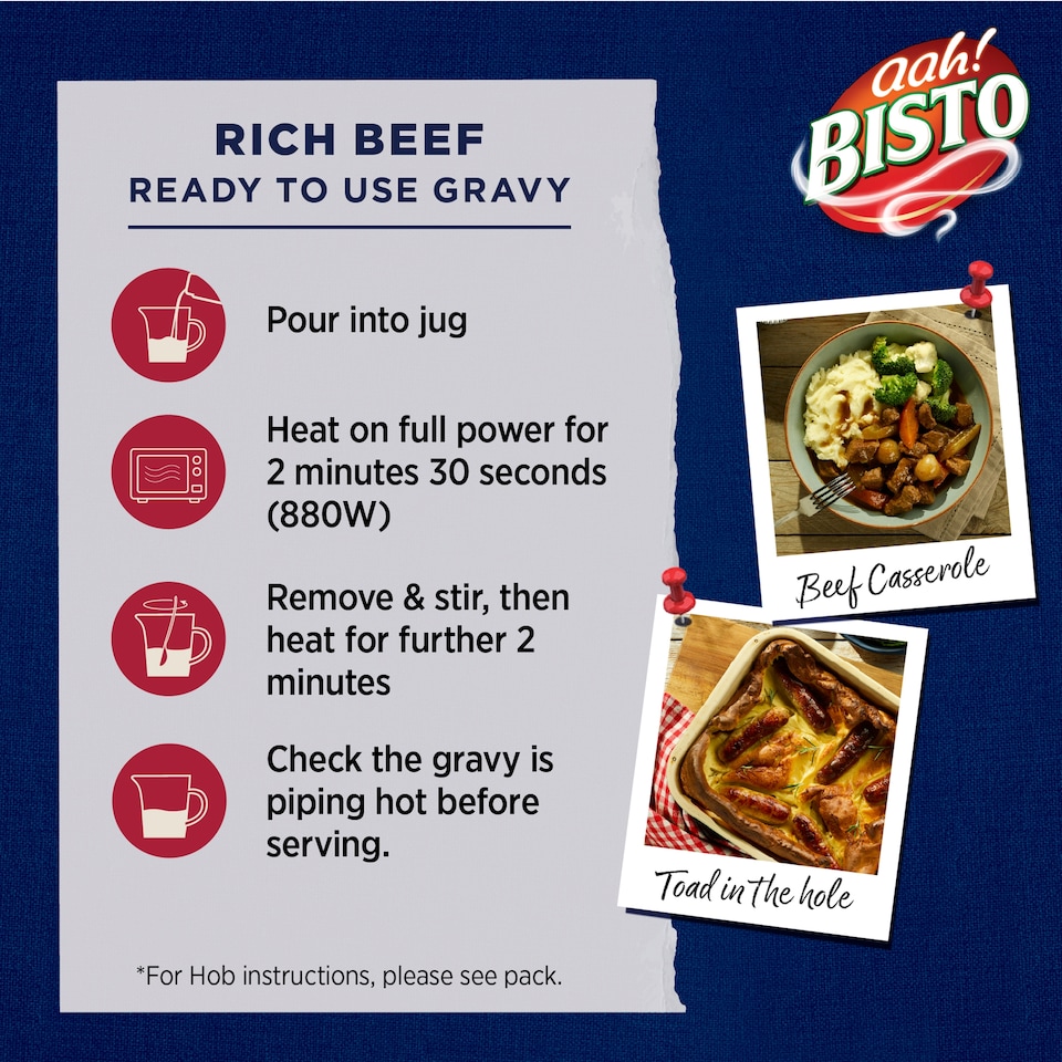 image 1 of Bisto Signature Rich Beef Ready to Use Gravy 500ML