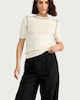 image 2 of F&F Wide Leg Pintuck Trousers in Black
