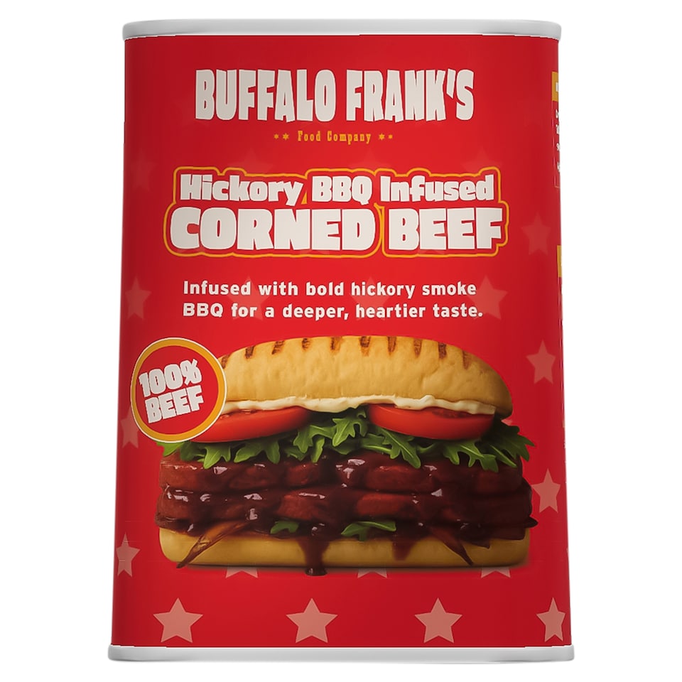 Buffalo Franks Hickory BBQ infused Corned Beef 340g
