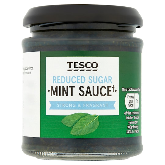 Tesco Reduced Sugar Mint Sauce 185G Tesco Groceries