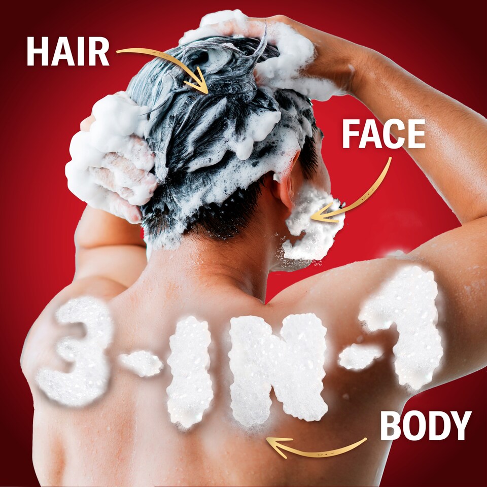 image 1 of Old Spice Restart Men’s Shower Gel & Shampoo 400ml Multi-Use 3-in-1 Hair-Face-Body Wash