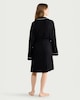 image 3 of F&F Contrast Trim Dressing Gown in Black