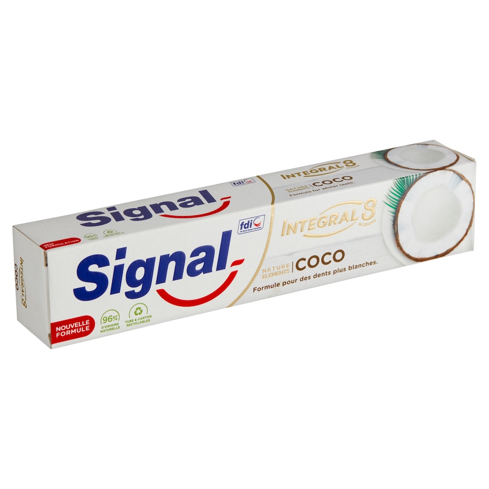 image 1 of Signal Nature Elements Integral 8 Coco Toothpaste 75ml