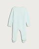 image 2 of F&F Baby Pure Cotton I Love My Daddy Long Sleeved Sleepsuit in Blue