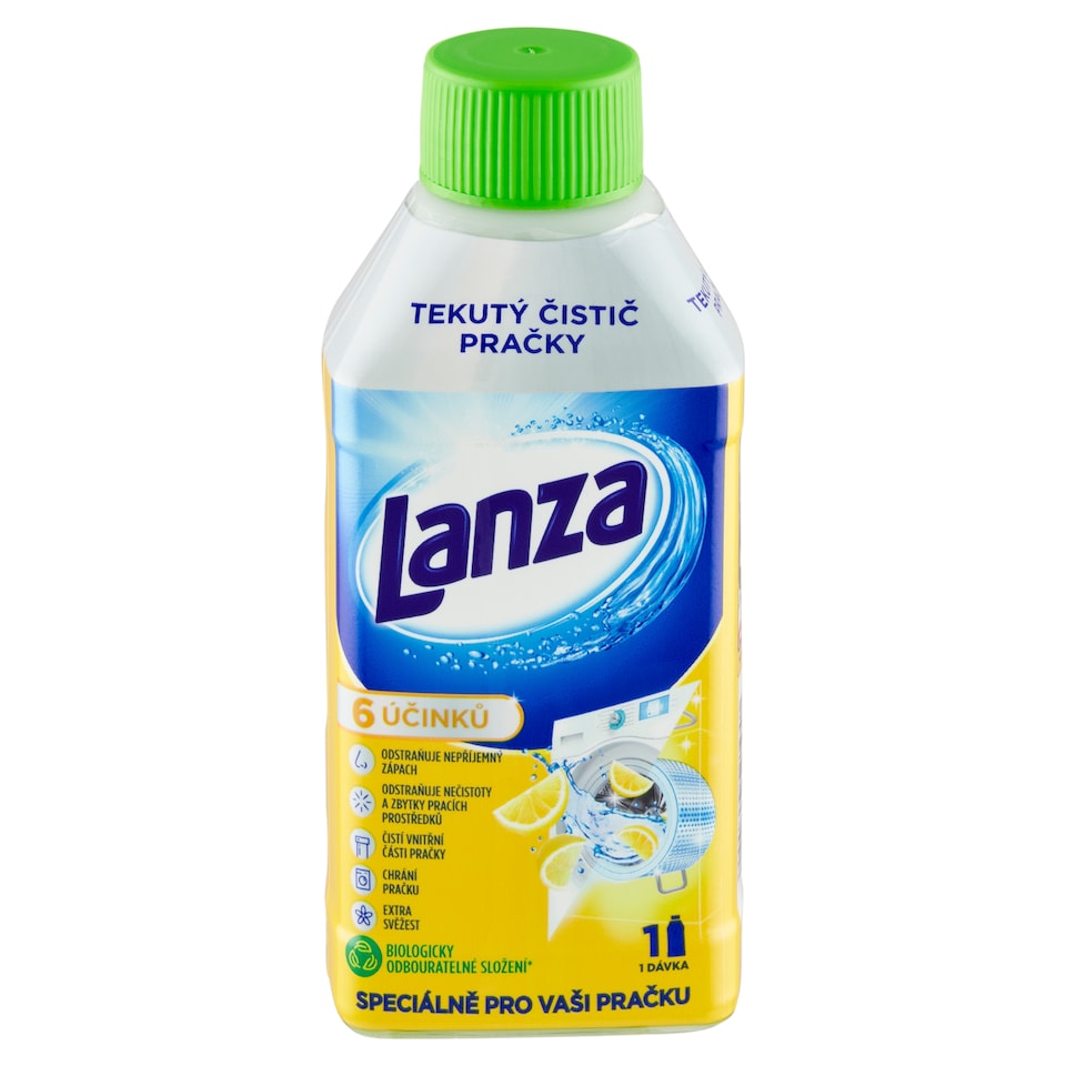 image 1 of Lanza Liquid Washing Machine Cleaner Lemon Freshness 250 ml