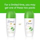 image 2 of Dove Advanced Care Go Fresh Cucumber 72h Roll-On Antiperspirant Deodorant 50ml