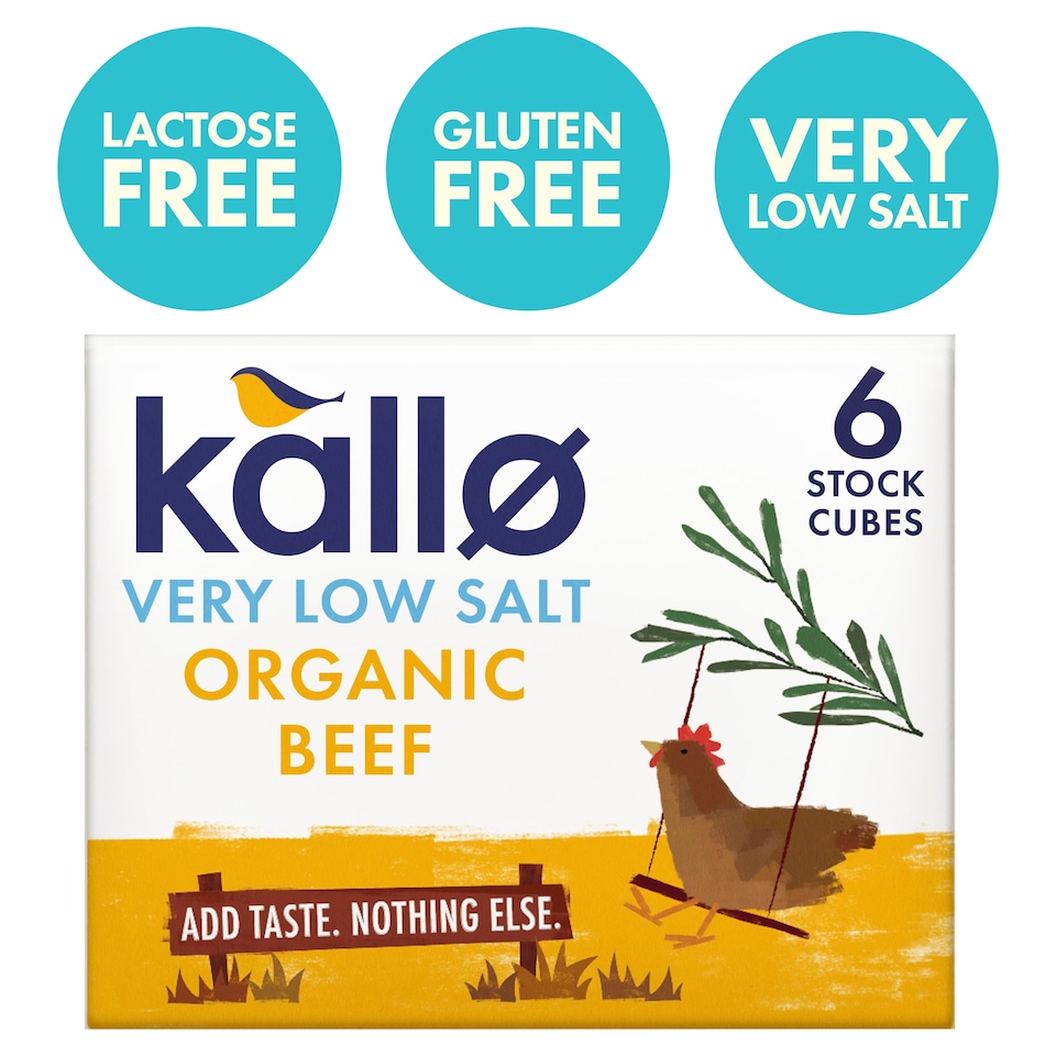 Kallo Organic Chicken Stock Cubes 66G