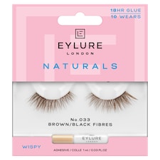  Eylure Naturals No.033 Wispy Brown/Black Fibres Lashes
