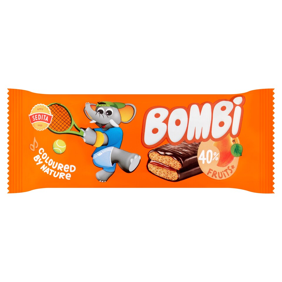 Bombi kakaós bevonómasszába mártott puszedli sárgabarackos töltelékkel 50 g   1. kép