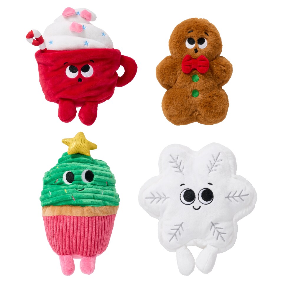 image 1 of Tesco Festive Fun Christmas Plush Assortment