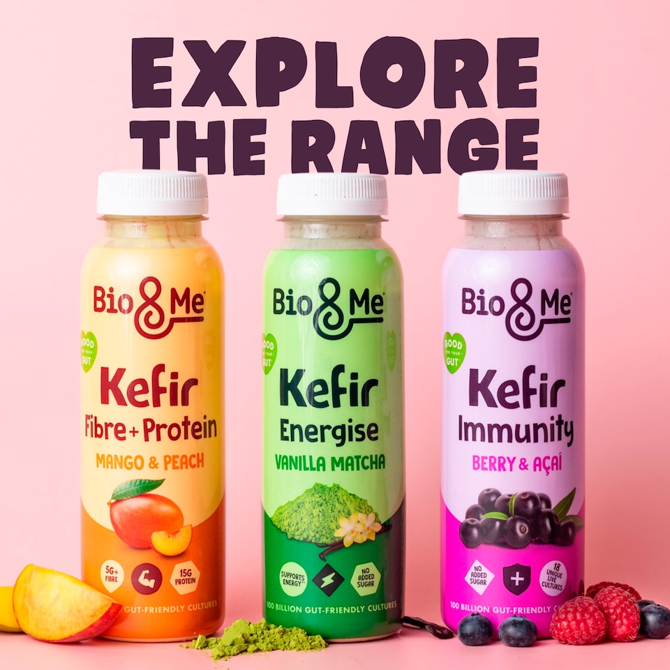 image 1 of Bio&Me Immunity Acai Berry Kefir Drink 280ml