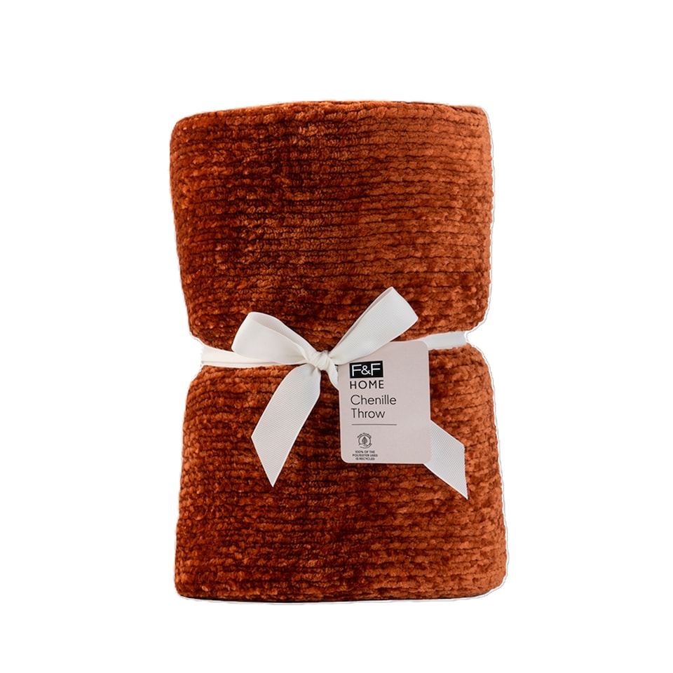 F&F Home Autumn Chenille Throw 