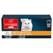 Gourmet Perle Cat Food Chef Collection 40X85g