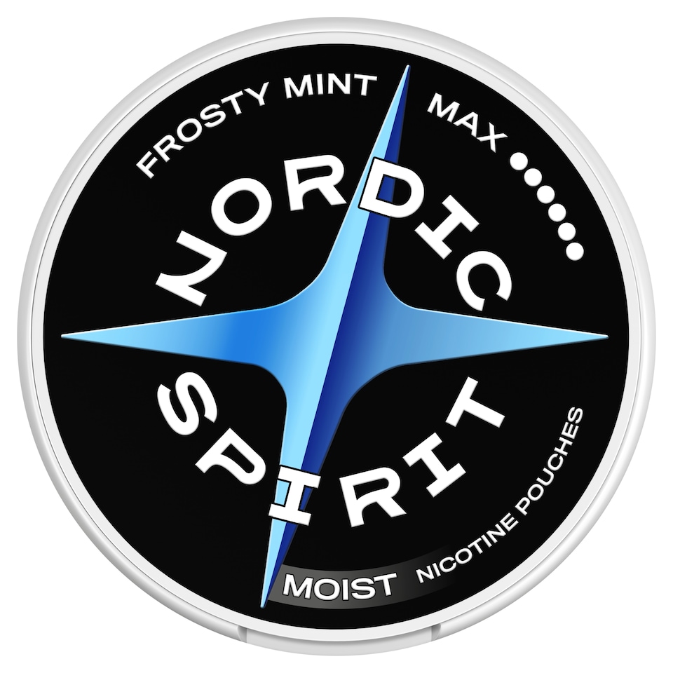 image 1 of Nordic Spirit Frosty Mint Max - Tobacco Free Nicotine Pouches 20 Pack 17mg 14g