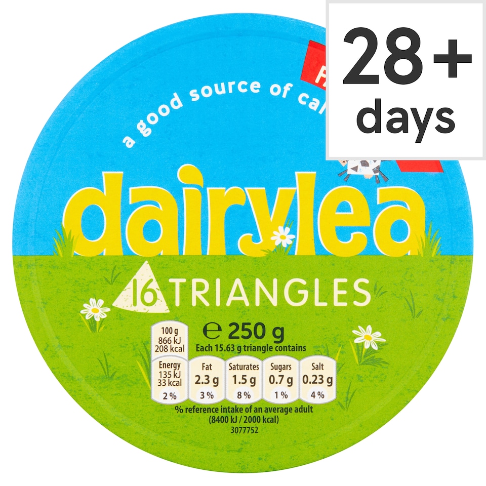 image 1 of Dairylea Cheese Spread Triangles 16 pack 16x15.6G